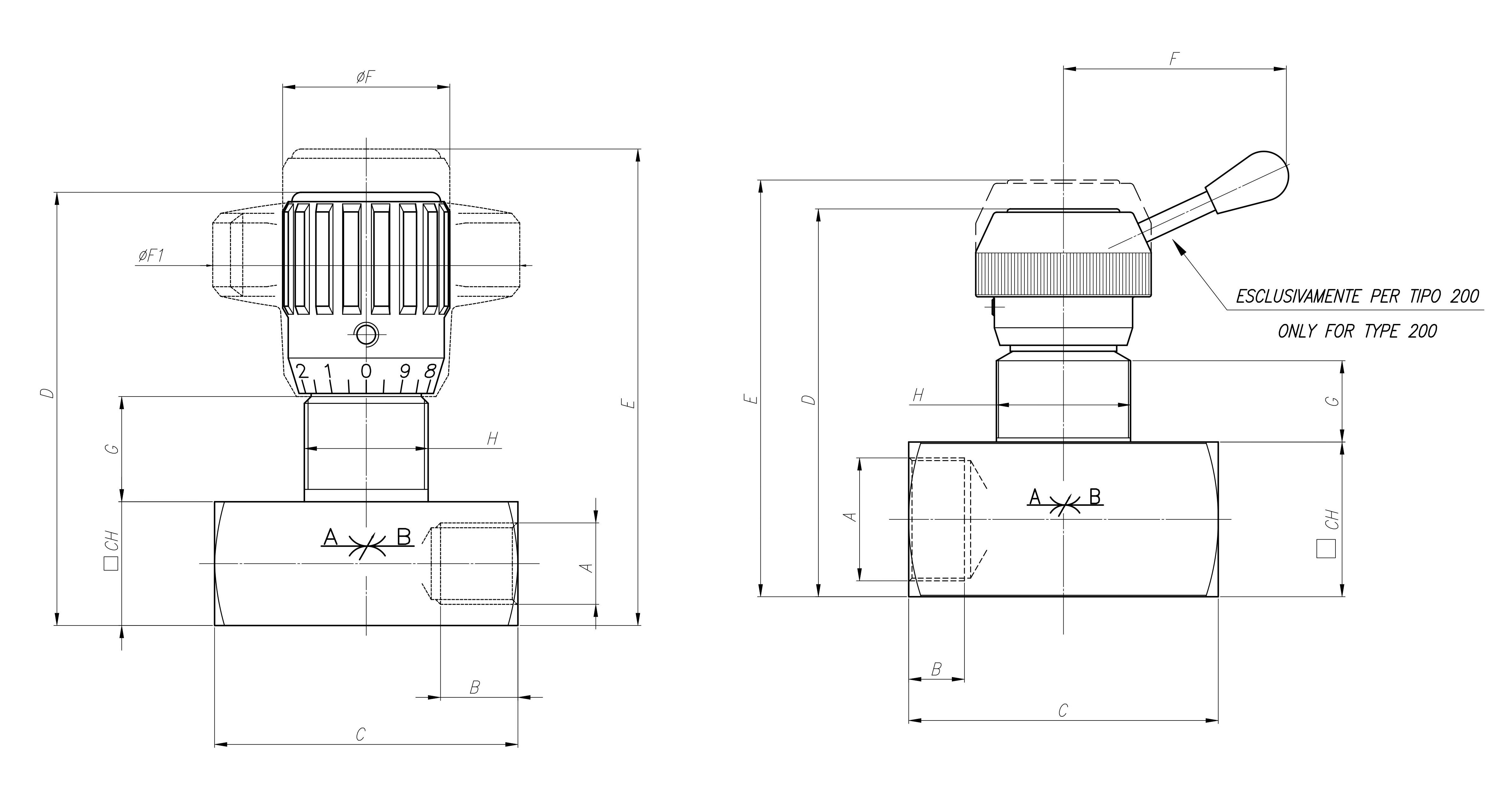 In Line Double Acting Flow Control Valves Tognella S P A Valvole